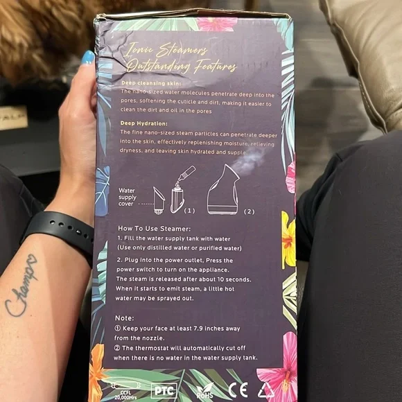 Black and Copper Facial Steamer - Picture 4 of 6